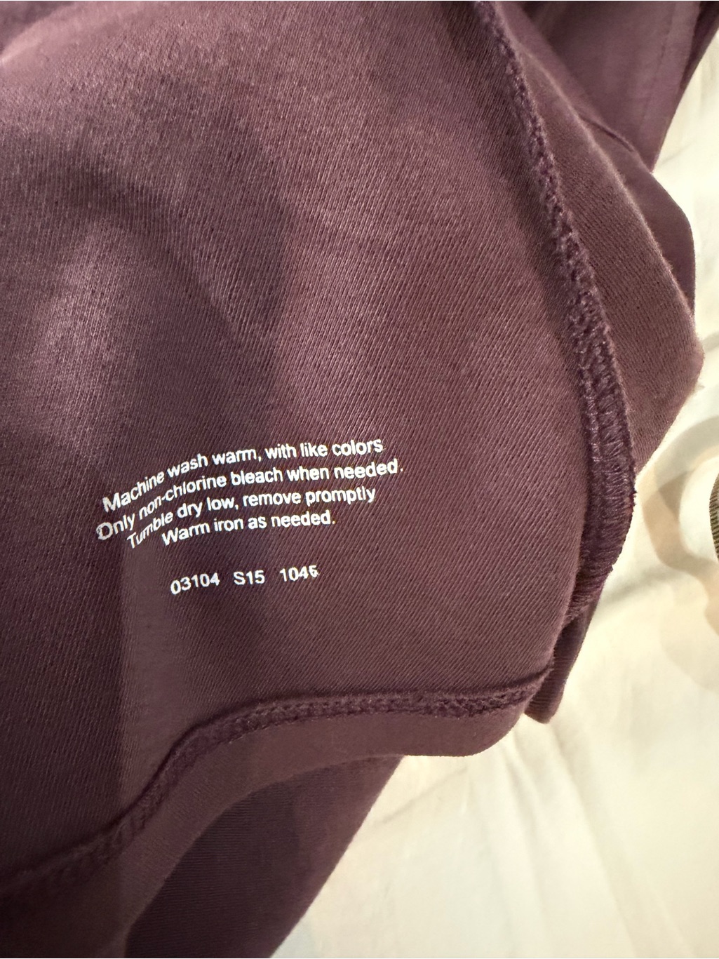 Fair Indigo Organic Pima Cotton Dress Plum Eggplant Purple S — image 8 of 8